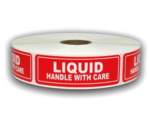 Liquid Stickers, 1x3 Small Shipping Labels, 500 Labels