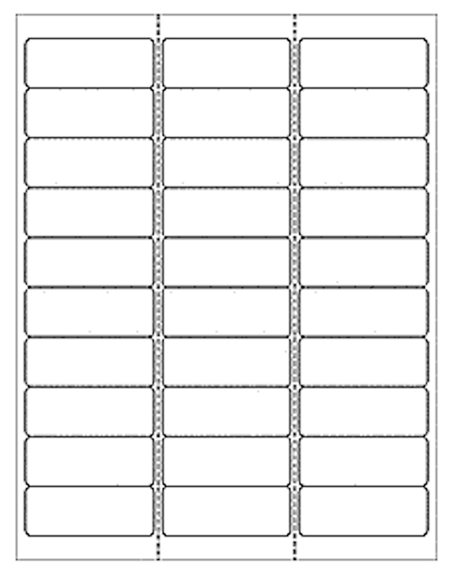 500 Sheets of Address Labels 65 per sheet 38 X 21 mm 