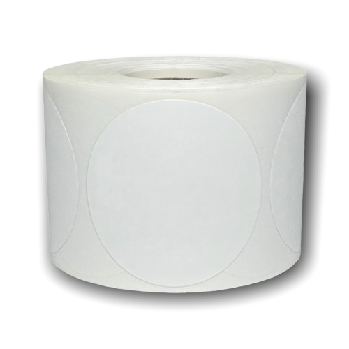 Zebra 3" Round Direct Thermal (White) Labels | Shipping Included - $6.38/Roll (100 Rolls Minimum)