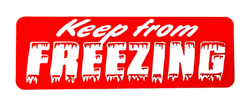 Keep From Freezing Stickers - 1"x3", 500 Labels 
