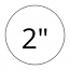 Zebra 2" Round Direct Thermal Labels | Shipping Included - 20 Rolls