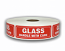 GLASS Handle with Care Labels - 1" x 3" 