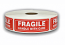 FRAGILE Handle with Care Stickers | 1" x 3" | Offered in Rolls of 500 Labels and 1000 Labels | Free Shipping!