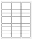 White 2.625" x 1" Address Labels 30-Up | 10 Sheets | 300 Peel & Stick Labels 