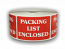 Packing List Enclosed Stickers | 2"x3" | 500 Labels 1 Roll | Free Shipping!
