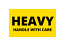 HEAVY Handle with Care - Yellow 4x2 inch, 500 Labels      