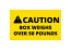 CAUTION BOX WEIGHS OVER 50 LBS. | 3"x5" Yellow Stickers | 250 Labels Per Roll | Free Shipping! 