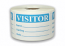 Lite Blue Visitor Stickers - Name, Visiting, Date | 2"x3" | Self-adhesive | 500 Labels 