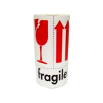 Fragile This Side Up Broken Glass Stickers | 4"x6" | 250 Labels | Free Shipping!