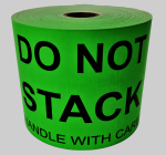Green Do Not Stack Stickers | 4"x6" | 250 Labels | Free Shipping!