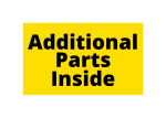 Additional Parts Inside Sticker - Yellow 3"x5" Adhesive (500 Labels)
