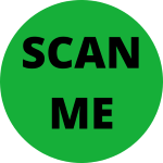 Green SCAN ME Stickers | 2" Round | Self-adhesive | 300 Labels | Free Shipping! 